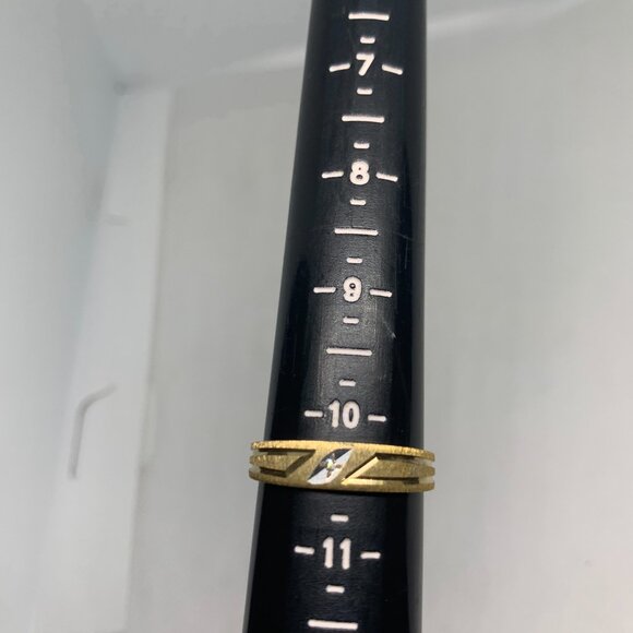 Vintage Salesman Sample Brass Men's SIZE 10.5 RINGS SELLING AS IS - Picture 6 of 7